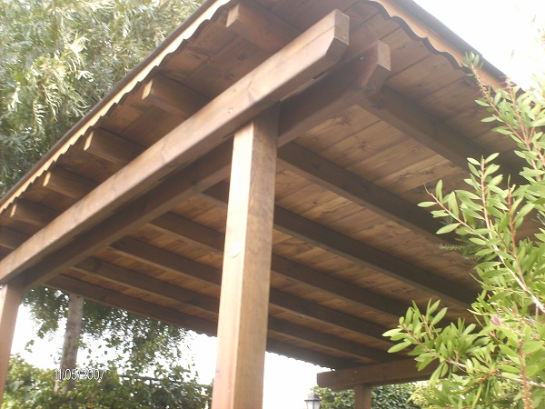 Carport, copertura auto legno roma House Garden