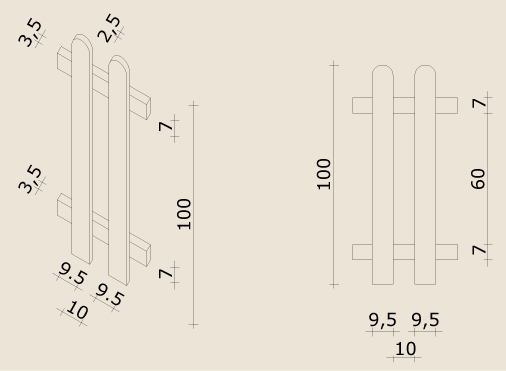 Recinzioni roma Land disegno tecnico