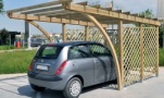 carport, coperture per auto in legno a roma modello Everest - anteprima