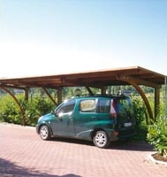 Carport, copertura auto roma K2 dettaglio