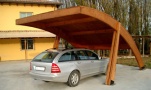 carport, coperture per auto in legno a roma modello Kerto - anteprima