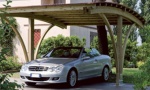 carport in legno a roma