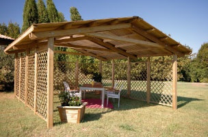 Gazebo legno roma Malmo