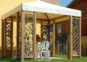 Gazebo legno roma Quick