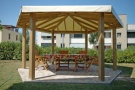 gazebo in legno a roma