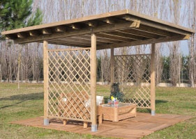 Pergola, legno roma Jolly