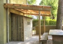 pergola in legno a roma modello Wall - anteprima